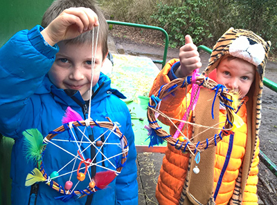 Willow Weaving Gets Children Back to Nature